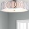 Jonathan Y Aria 3-Light 15.5" Metal LED Flush Mount, Chrome JYL3503B - alternate 4