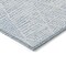 Homeroots 9' X 12' Denim Blue Ivory And Gray Geometric Washable Indoor Outdoor Area Rug 577743 - alternate 4