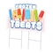 Signmission Frozen Treats Die Cut Yard & Stake outdoor plastic coroplast window, C-DC-2436-DS-Frozen Treats19 C-DC-2436-DS-Frozen Treats19 - alternate 1