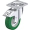 Blickle Swivel Plate Caster, PU, 5", Brake, Overall Height: 6-1/2" LH-ALST 125K-14-FI - alternate 1
