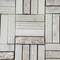 Apollo Tile Artisana 12x12 in. Silver White Polished, Textured, Foiled Stone Block Basketweave Mosaic Tile, 5PK APLBST8802A - alternate 2