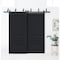 Sartodoors Sliding Closet Barn Bypass Doors 72x80 (2* 36x80) Solid Core Modern Interior VEREGIO7411BBB-ANT-72 - alternate 1