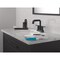 Delta Nicoli Two Handle Centerset Pull-Down Bathroom Faucet, 7.06 in, Matte Black 25849LF-BLPD - alternate 4