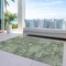 Homeroots 3' X 5' Fern Green And Olive Green Floral Washable Indoor Outdoor Area Rug 604120 - alternate 5