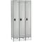 Safco Wardrobe Locker, 36 in W, 18 in D, 78 in H, (1) Tier, (3) Wide, Gray 5525GR - alternate 1
