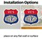 Signmission Vic's Workshop, 4 inch X 4 inch, Vinyl Decal, 2PK SHI-D-2PACK-4-489-VIC - alternate 2