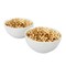 Gibson Home 2 Piece 7 Inch Ceramic All-Purpose Round Bowl Set in White 122922.02 - alternate 4