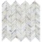 Apollo Tile Serena 11x11 White Gray Calacatta Gold Mosaic Herringbone Wall and Floor Tile (4.2 sq ft/case), 5PK APLTSC88H14A - alternate 1