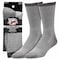 Railroad Sock Mens Crew Socks, 50% Merino Wool, 35% Acrylic, 13% Nylon, 2% Spandex, Grey, 6-12 M, 1 PR 2965 GY - alternate 1