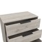 Homeroots 28" Light Gray Three Drawer Dresser 544004 - alternate 3