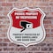Signmission Private Property Shield Sign No Trespass, 6 inch X 6 inch, Plastic Sign, 2PK SHI-P-2PACK-6-443 - alternate 3
