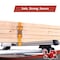 Dsv Standard Ratchet Tie Down Straps, 15ft x 1in, 3000lb Break Strength, 180in L x 1in W, 2PK 88302 - alternate 3