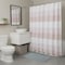 Homeroots 72" White And Pink Striped Shower Curtain 484080 - alternate 2