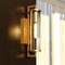 Vaxcel Morgan Park 1-Light Warm Brass Dusk to Dawn Modern Outdoor Wall Sconce Fixture T0792 - alternate 4