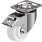 Zoro Select Swivel Plate Caster, Nylon, 4 in., 770 lb., A LKX-SPO 100XK-1-FI - alternate 1
