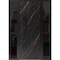 Vdomdoors Steel Door Dekton 0118 Natural Noir 96вЂќ/ 2 Side Exterior Windows Sidelites/ Entry Door Painted W1 DEKTON0118EXD-NOIR-W14+36+14xH96-RH-I - alternate 1