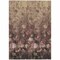 Homeroots 5' X 8' Taupe Brown And Pink Floral Washable Indoor Outdoor Area Rug 597064 - alternate 2