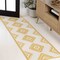 Jonathan Y Lior Geometric Moroccan Diamond Yellow/Cream 2 ft. x 8 ft. Indoor/Outdoor Runner Rug TSN202C-28 - alternate 1