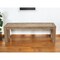 Homeroots 60" Natural Distressed Solid Wood Dining Bench 524063 - alternate 1