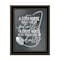 Homeroots A Nurses Heart 2 Black Framed Print Wall Art 408100 - alternate 1