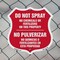 Signmission Bilingual No Spray Shield Sign Do Not Sp, 6 Inch X 6 Inch, Plastic Sign SHI-P-6-366 - alternate 4