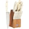 Oster Evansville 14 Piece Stainless Steel Blade Cutlery Set in White 123857.14 - alternate 1