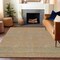 Homeroots 5' X 8' Beige And Taupe Striped Washable Indoor Outdoor Area Rug 615651 - alternate 3