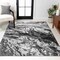 Jonathan Y Swirl Marbled Abstract Black/Ivory 3 ft. x 5 ft. Area Rug SOR203E-3 - alternate 1