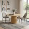 Homeroots 52" Brown Solid Wood Pedestal Base Round Top Dining Table 721013 - alternate 3
