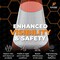 Xpose Safety Traffic Safety Cone, PVC, 18 in Height, 11 in Length, Orange 5 PK RC18-6-5-X-S - alternate 2