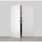 Sartodoors Modern Solid Double Hidden Door with Handle, Planum 0010 Primed with Silver Hidden Frame 48" x 84" PLANUM0010DHF-PR-48 x 84-LH-O - alternate 1
