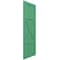 Ekena Millwork True Fit PVC Center X-Board Farmhouse Fixed Mount Shutters, Lilly Pads , 18W x 80H, PR TFP107FH18X080LP - alternate 5