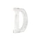 Homeroots 16" Distressed White Wash Wooden Initial Letter D Sculpture 478356 - alternate 1
