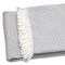 Homeroots Light Gray Mini Dot Fringed Throw Blanket 475712 - alternate 3