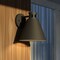 Vaxcel Smith, 8.75 in H, Black Outdoor Wall Light, Motion Sensor, Dusk to Dawn, Dark Sky T0820 - alternate 3