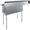 Amgood Stainless Steel 2 Compartment Sink with Left Drainboard. Bowl 18 in. x 18 in. X 12 in. No Faucet SINK S2C-181812-18L-NF-Z - alternate 3