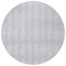 Homeroots 8' Pewter And Silver Round Geometric Washable Indoor Outdoor Area Rug 577087 - alternate 2