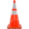 Xpose Safety 28 Inch Orange Traffic Cones with 6in and 4in Collars, DOT Approved, 1PK AOTC28-64-1-X - alternate 1
