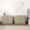 Manhattan Comfort Evelyn 32in Nightstand 4.0 in Natural - Set of 2 2-NS014-NA - alternate 1