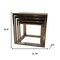 Homeroots Set Of 4 Modern Rustic Nesting Accent Tables, 4PK 388481 - alternate 2