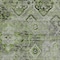 Homeroots 10' X 14' Artichoke Green And Gray Floral Medallion Washable Indoor Outdoor Area Rug 616615 - alternate 3