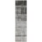 Homeroots 8' Runner Gray Ombre Washable Non Skid Indoor Outdoor Runner Rug 563638 - alternate 3