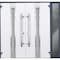 Vdomdoors Steel Double Doors Deux 1717 Gray Graphite Sidelight Exterior Window Stainless Inserts Single Moder DEUX1717DEXD-GRE-RH-W72+14 x H80 - alternate 3