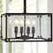 Jonathan Y Paysan 13" 4-Light Iron/Seeded Glass Rustic Farmhouse LED Flush Mount, Oil Rubbed Bronze JYL7514A - alternate 4