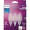 Signify Ultra Definition 40W Equivalent B11 LED Candelabra Base Daylight Light Bulb, 3PK 588525 - alternate 2