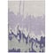 Homeroots 8' X 10' Purple And Ivory Abstract Washable Indoor Outdoor Area Rug 613653 - alternate 2