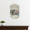 Homeroots 13" X 8" Gray Cream And Green Resin Horse Welcome Sign Wall Decor 405124 - alternate 2