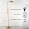 Jonathan Y Zinnia 63" Industrial Minimalist Height-Adjustable Iron Pharmacy LED Floor Lamp, Brass Gold JYL3095A - alternate 2