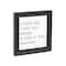 Homeroots Black And White I Cant Say I Love You Enough Black Framed Print Wall Art 569563 - alternate 3