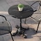 Flash Furniture Commercial All-Weather 24" Black Faux Marble HPL Tabletop with Black Bistro Base ST-RD24-BKMAR-SDAT2222-GG - alternate 4